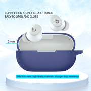 For Beats Solo Buds Wireless Earphones Silicone Protective Case(Black)