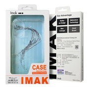 For Motorola Edge 2024 5G IMAK Corrugated Texture Airbag TPU Phone Case(Transparent)