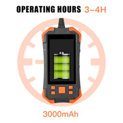 T20 4.3 inch IPS Screen 8mm Single Camera IP67 Water-resistant Hard Cable Digital Endoscope, Length:2m(Black Orange)