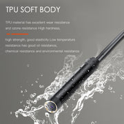 T21 4.5 inch IPS Color Screen 8mm Single Camera Split Hard Cable Industrial Endoscope, Length:1m(Black Red)