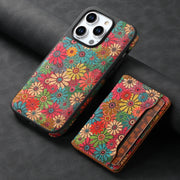 For iPhone 16 Pro Max MagSafe Detachable Card Slot Holder Phone Case(Green)
