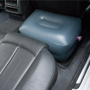 Z44Q1 2xSmall Square Stool + Car Pump Universal Car Travel Inflatable Stool