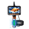 T27 5 inch IPS Color Screen 7.9mm Triple Camera Handheld Hard Cable HD Industrial Endoscope, Length:2m(Orange Black) -  by PMC TechLife | Online Shopping South Africa | PMC TechLife | Buy Now Pay Later Mobicred