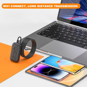 Y15 8mm Single Camera WiFi Connected Hard Cable HD Industrial Endoscope, Length:1m(Black)