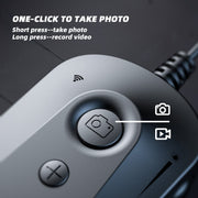 Y15 5.5mm Single Camera WiFi Connected Hard Cable HD Industrial Endoscope, Length:5m(Black)