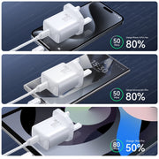 JOYROOM JR-TCF20 PD20W USB-C / Type-C Port Charger, Plug:UK Plug(White)