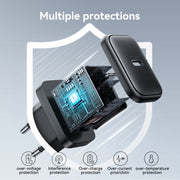 JOYROOM JR-TCF23 25W USB-C / Type-C Port Fast Charger Kit with Type-C to Type-C Cable, Plug:EU Plug(Black)