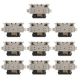 For Alcatel 3T 10 2020 8094 10pcs Charging Port Connector - Single Tail Connector by PMC TechLife | Online Shopping South Africa | PMC TechLife | Buy Now Pay Later Mobicred