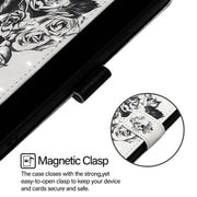 For Blackview A53 3D Painting Horizontal Flip Leather Phone Case(Skull)