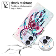 For Blackview Color 8 3D Painting Horizontal Flip Leather Phone Case(Color Drop Wind Chimes)