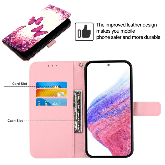 For Blackview Shark 8 3D Painting Horizontal Flip Leather Phone Case(Rose Butterfly)