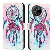 For Blackview Shark 8 3D Painting Horizontal Flip Leather Phone Case(Color Drop Wind Chimes)