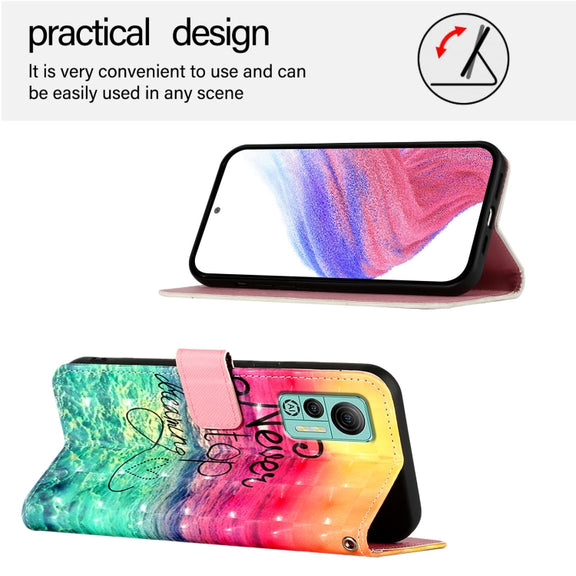 For Ulefone Note 14 3D Painting Horizontal Flip Leather Phone Case(Chasing Dreams)