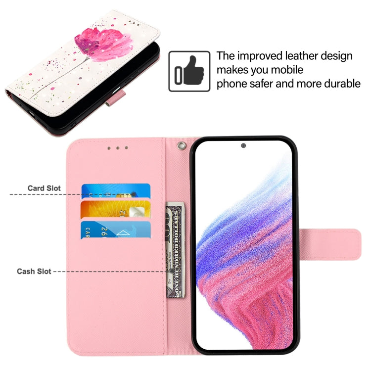 For Ulefone Note 14 3D Painting Horizontal Flip Leather Phone Case(Flower)