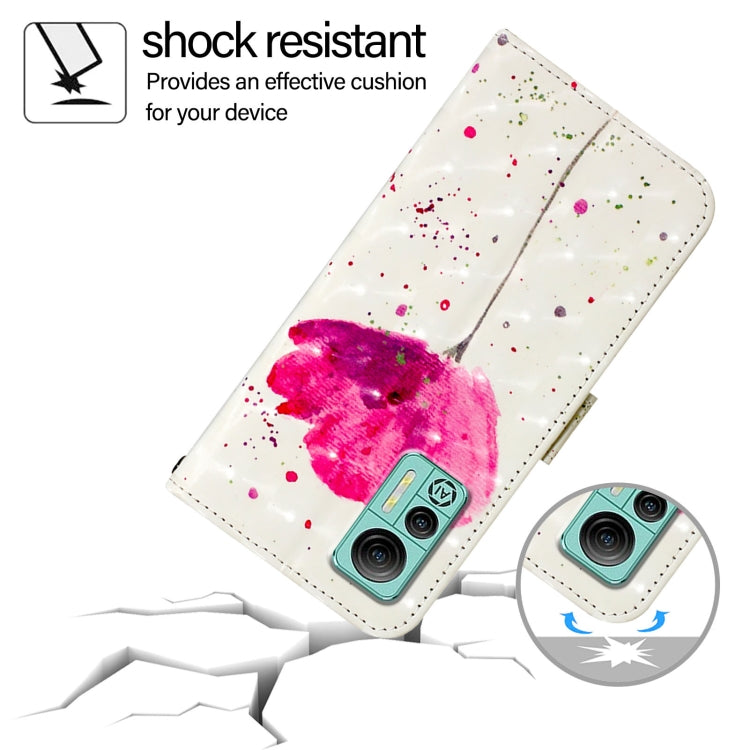 For Ulefone Note 14 3D Painting Horizontal Flip Leather Phone Case(Flower)