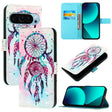 For Google Pixel 9 Pro XL 3D Painting Horizontal Flip Leather Phone Case(Color Drop Wind Chimes) - Google Cases by PMC TechLife | Online Shopping South Africa | PMC TechLife | Buy Now Pay Later Mobicred