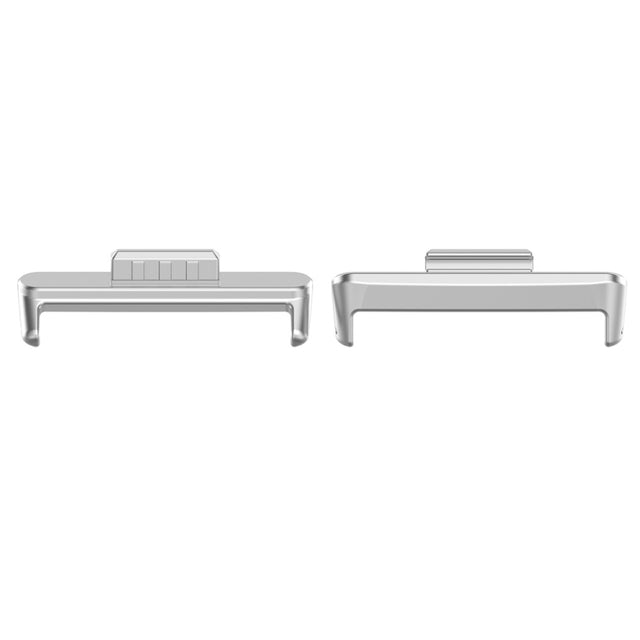 For Huawei Watch Fit3 20mm 1 Pair Zinc Alloy Metal Watch Band Connector(Silver)
