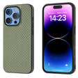 For iPhone 16 Pro Carbon Fiber Texture Protective Phone Case(Green) - free shipping - PMC TechLife - Order now!