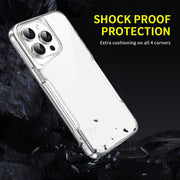 For iPhone 16 Pro Acrylic + TPU Transparent Full Coverage Phone Case