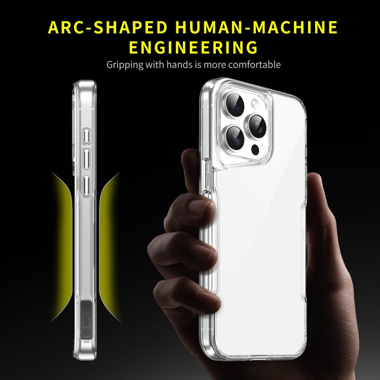 For iPhone 16 Pro Max Acrylic + TPU Transparent Full Coverage Phone Case