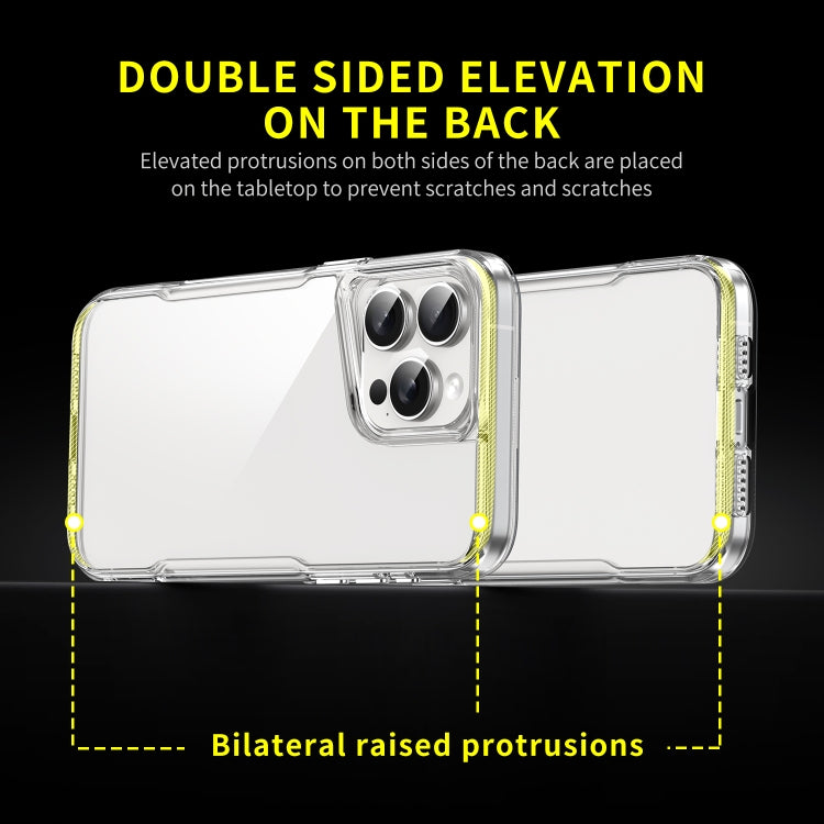 For iPhone 16 Pro Max Acrylic + TPU Transparent Full Coverage Phone Case