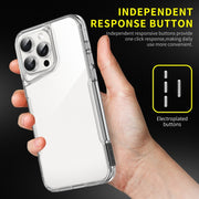 For iPhone 16 Pro Acrylic + TPU Transparent Full Coverage Phone Case