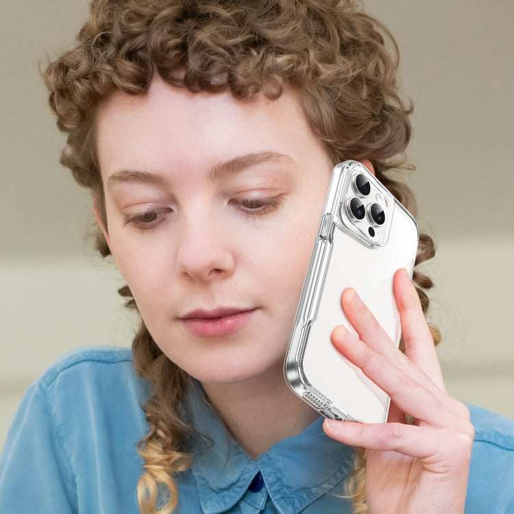 For iPhone 16 Pro Max Acrylic + TPU Transparent Full Coverage Phone Case