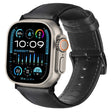 For Apple Watch Ultra 2 49mm Oil Wax Genuine Leather Watch Band(Black) - Watch Bands by PMC TechLife | Online Shopping South Africa | PMC TechLife | Buy Now Pay Later Mobicred