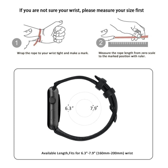 For Apple Watch Ultra 2 49mm Oil Wax Genuine Leather Watch Band(Black)
