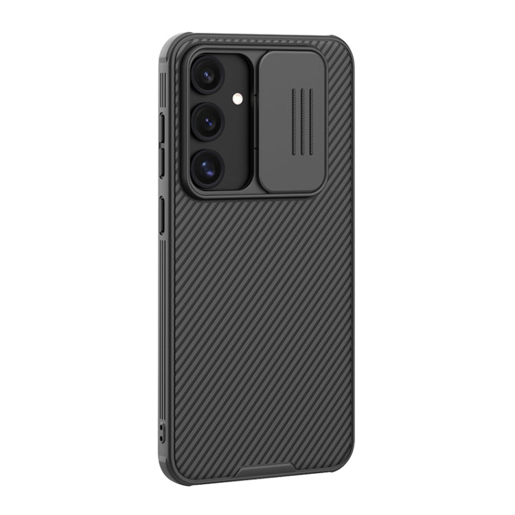 For Samsung Galaxy S24 FE 5G NILLKIN Black Mirror Pro Series Camshield PC Phone Case(Black)