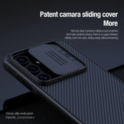 For Samsung Galaxy S24 FE 5G NILLKIN Black Mirror Pro Series Camshield PC Phone Case(Black)