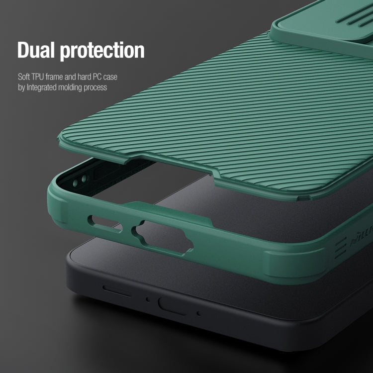 For Samsung Galaxy S24 FE 5G NILLKIN Black Mirror Pro Series Camshield PC Phone Case(Black)