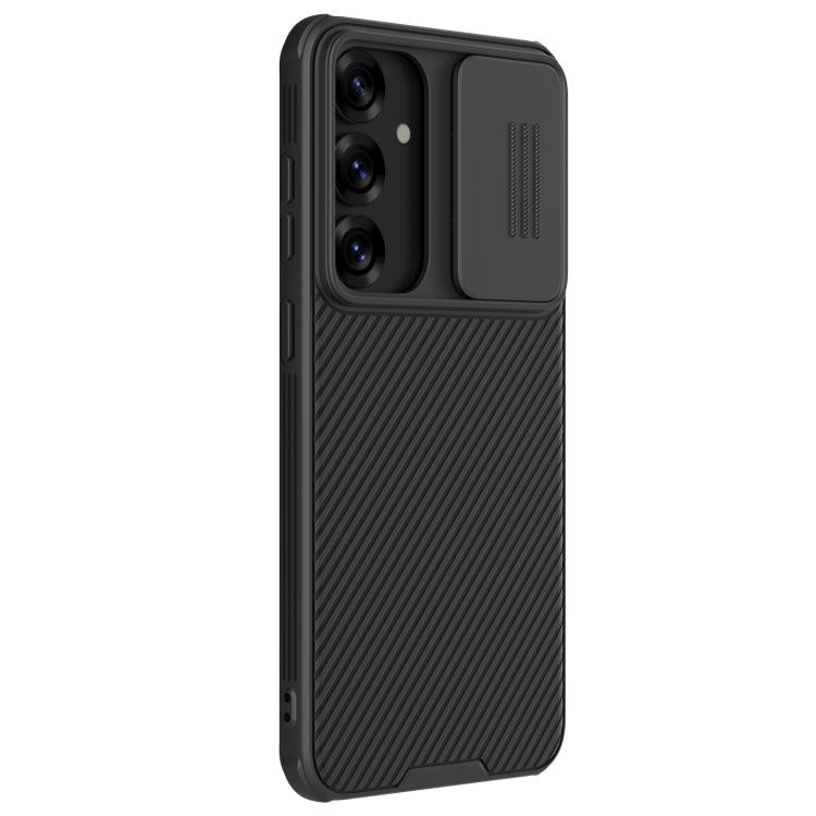 For Samsung Galaxy S25 5G NILLKIN Black Mirror Pro Series Camshield PC Phone Case(Black)