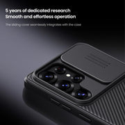 For Samsung Galaxy S25 Ultra 5G NILLKIN Black Mirror Pro Series Camshield PC Phone Case(Black)