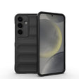 For Samsung Galaxy S25 5G Magic Shield TPU + Flannel Phone Case(Black) - Galaxy S25 5G Cases by PMC Jewellery | Online Shopping South Africa | PMC Jewellery | Buy Now Pay Later Mobicred