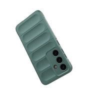 For Samsung Galaxy S25 5G Magic Shield TPU + Flannel Phone Case(Red)