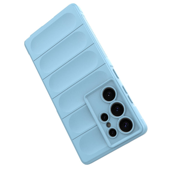 For Samsung Galaxy S25 Ultra 5G Magic Shield TPU + Flannel Phone Case(Red)