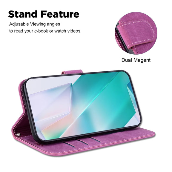 For Redmi K70 / K70 Pro Little Tiger Embossed Leather Phone Case(Rose Red)