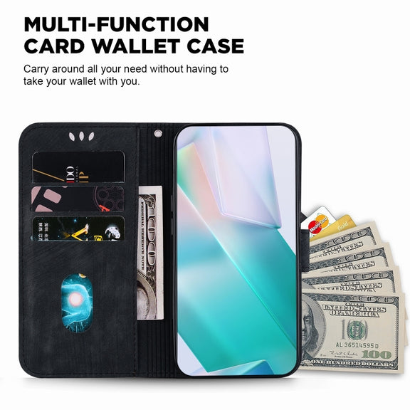 For Redmi K70 / K70 Pro Little Tiger Embossed Leather Phone Case(Black)