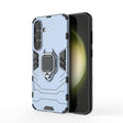For Samsung Galaxy S25+ 5G PC + TPU Shockproof Protective Phone Case with Magnetic Ring Holder(Navy Blue) - Galaxy S25+ 5G Cases by PMC TechLife | Online Shopping South Africa | PMC TechLife | Buy Now Pay Later Mobicred