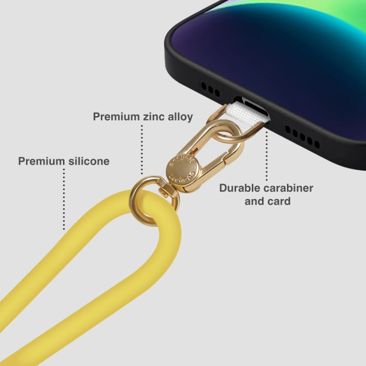 DUX DUICS PL-ONE Universal Silicone Phone Lanyard(Dark Green)
