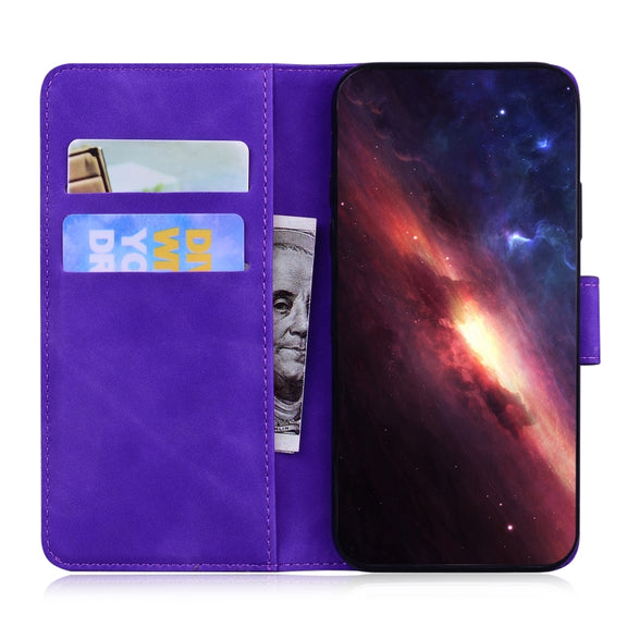 For Redmi K70 / K70 Pro Tiger Embossing Pattern Flip Leather Phone Case(Purple)
