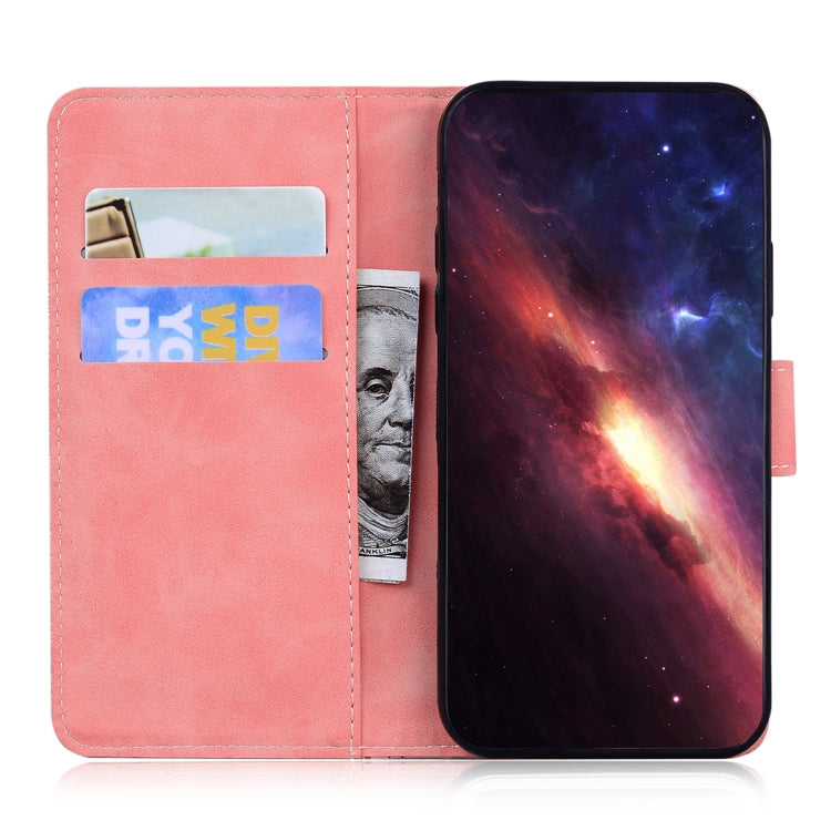 For Redmi K70 / K70 Pro Tiger Embossing Pattern Flip Leather Phone Case(Pink)