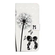 For Samsung Galaxy S25+ 5G Oil Embossed 3D Drawing Leather Phone Case(Couple Dandelion)