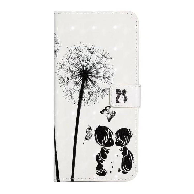 For Samsung Galaxy S25+ 5G Oil Embossed 3D Drawing Leather Phone Case(Couple Dandelion)