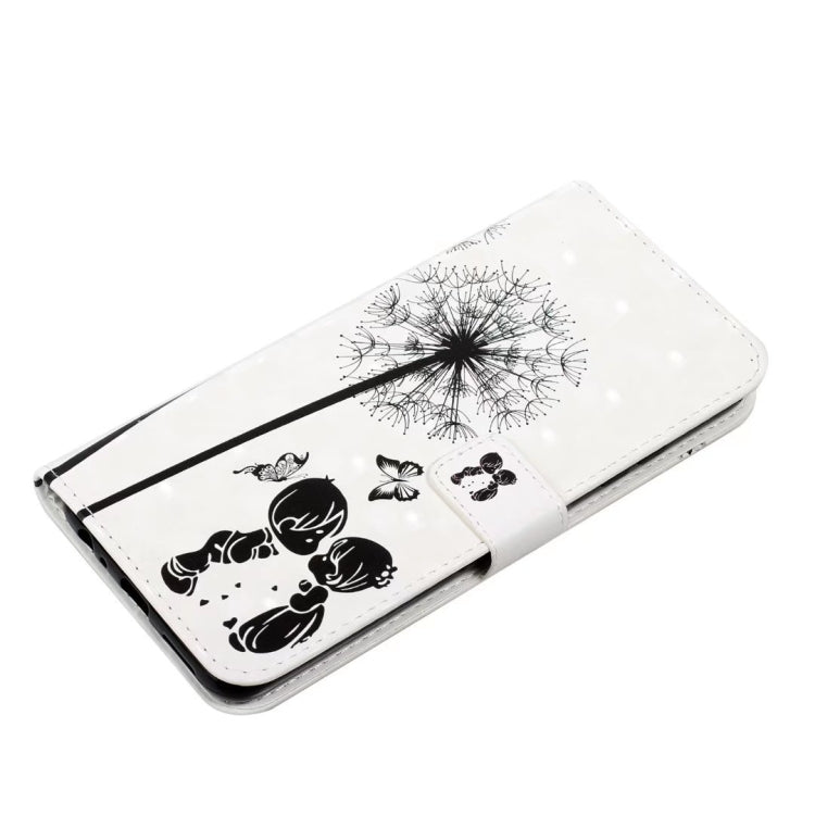 For Samsung Galaxy S25+ 5G Oil Embossed 3D Drawing Leather Phone Case(Couple Dandelion)