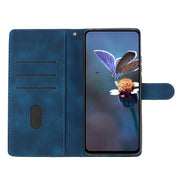For Samsung Galaxy S25 5G Flower Butterfly Embossing Pattern Leather Phone Case(Blue)