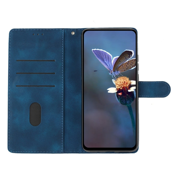 For Samsung Galaxy S25 5G Flower Butterfly Embossing Pattern Leather Phone Case(Blue)
