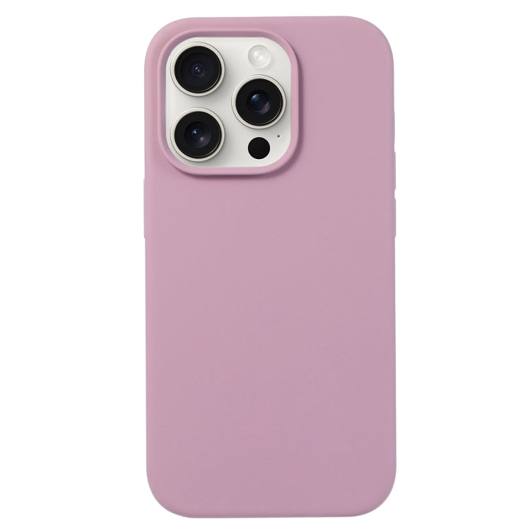 For iPhone 16 Pro Max Liquid Silicone Phone Case(Blackcurrant)