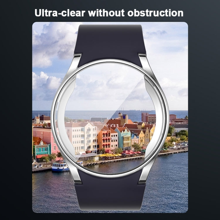 For Samsung Galaxy Watch FE 40mm Full Coverage Electroplated TPU Watch Protective Case(Red)